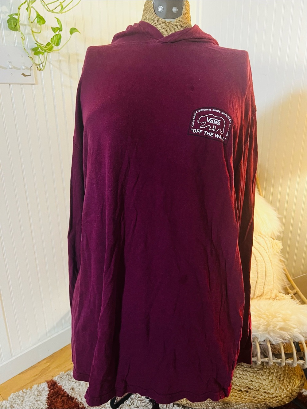 Vans long sleeve T-Shirt Burgundy